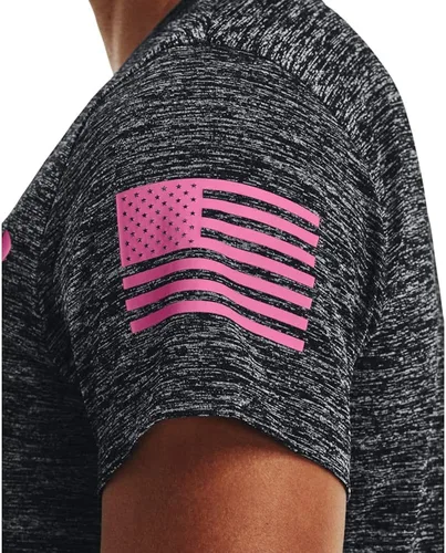 Miniatura 6 de Under Armour Freedom Tech - Camiseta de manga corta con cuello en V para mujer