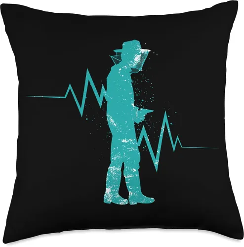 Miniatura 4 de Beekeepers Naturals Bee Pollen Honey Making Bee Lover Heartbeat Hat Beekeeper Accessories Throw Pillow, 16x16, Multicolor