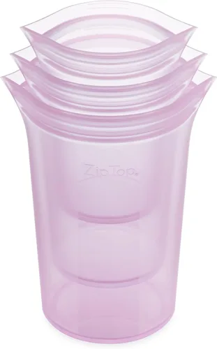Miniatura 25 de Zip Top - Contenedores reutilizables de silicón 100 % platino