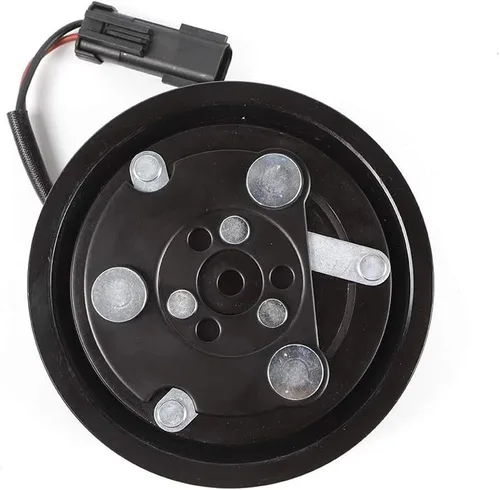 Miniatura 4 de Kit de embrague de compresor de CA para cubo de bobina de polea (7 poleas de ranura, rodamiento, bobina, placa) se adapta a 1996-2002 para Dodge RAM