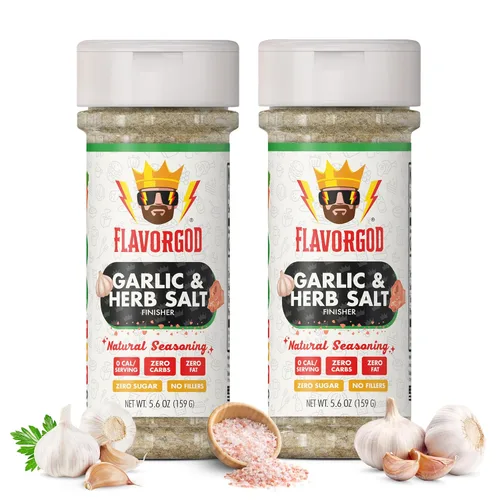 Miniatura 20 de Mezcla de Condimentos con Sabor a Queso de FlavorGod - Mezcla de Especias Premium Totalmente Natural y Saludable para Pollo, Verduras, Ensalada