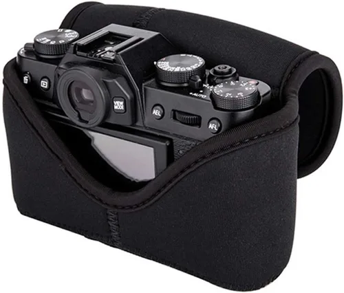 Miniatura 6 de JJC Funda de neopreno ultra ligera en negro para cámara, compatible con X-E4 X-T30 II X-T30 X-T20 X-T10 + lentes prime cortas, 18mm F1.4/ 27mm F2.8