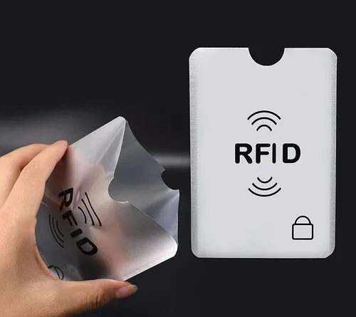 Miniatura 31 de SaiTech IT Juego de 10 fundas de bloqueo RFID, la mejor manera de proteger tus tarjetas del robo electrónico, diseño duradero, ligero y compacto
