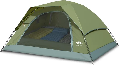 Miniatura 8 de Night Cat Tiendas de Campaña Mejoradas para Mochileros 1 a 2 Personas, Fácil Configuración con Clips, Tienda de Camping Impermeable para Adultos