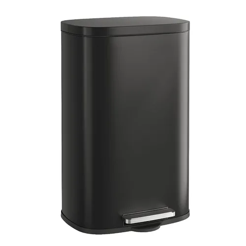 Miniatura 17 de WLIVE Bote de basura de 13 galones, 50 litros de gran capacidad con sensor de movimiento automático, cubos de basura sin contacto con indicador LED