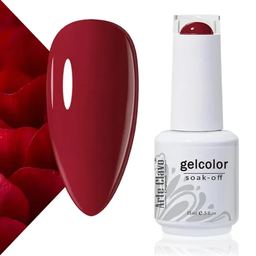 Miniatura 11 de Arte Clavo Esmalte de uñas de gel rosa lechosa de 0.5 fl oz, con luz LED, UV, remojado, transparente, rosa nude, manicura francesa, rosa claro