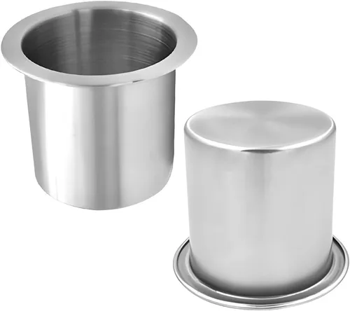 Miniatura 8 de Zpana Soporte para bebidas para taza de automóvil, 2 piezas de acero inoxidable de 2.24 pulgadas, soporte para botellas de agua, soporte
