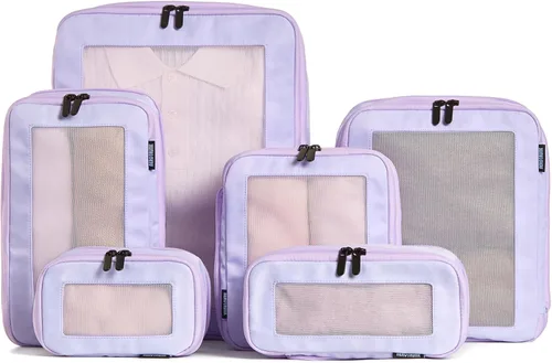 Aerotrunk Cubos de embalaje de compresión para viajes, bolsas organizadoras de equipaje, cubos de embalaje con doble cremallera para maletas