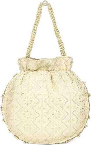 Miniatura 5 de Aheli Potli - Bolso de mano para mujer, hecho a mano, elegante, para novia, bolso de moda