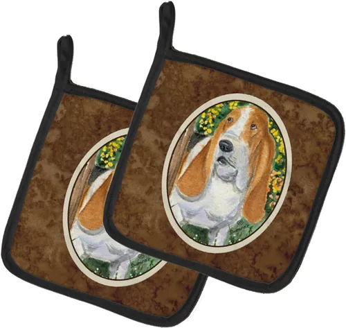 Miniatura 98 de Caroline's Treasures SS8617PTHD - Juego de soportes para ollas de cocina resistentes al calor, almohadillas calientes para horno para cocinar, Husky