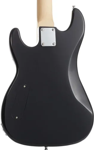 Miniatura 3 de Davison Guitars Guitars - Bajo eléctrico de 4 cuerdas, color negro, kit de principiante para diestros de tamaño completo con bolsa de concierto