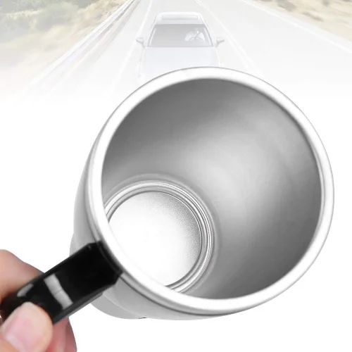 Miniatura 8 de Taza de calefacción de viaje de acero inoxidable de 15.2 fl oz, calentador de taza de café para coche hervido, calentador de taza de café