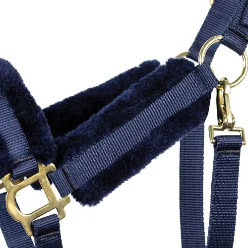 Miniatura 5 de Dura-Tech Halter de nailon con forro polar para caballos, máxima comodidad para caballos, diseño antifrotamiento, alta ajustabilidad, herrajes