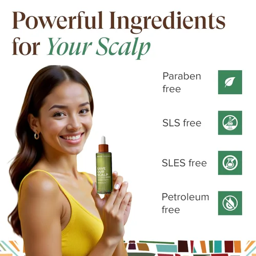 Miniatura 5 de Kreyol Essence - Save Our Scalp Serum (S.O.S Serum) - Redensyl + aceite de ricino negro haitiano, cabello de aspecto más completo, aceite de ricino