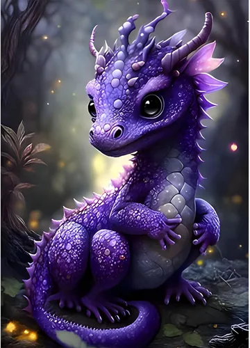SENQAO Kits de pintura de diamantes de dragón para adultos, kits de arte de diamantes de dragón arte de animales de diamantes con diamantes redondos