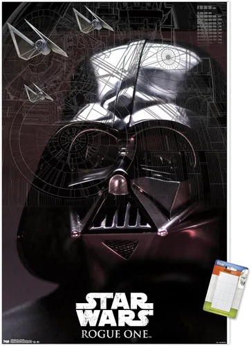 Miniatura 9 de Trends International Star Wars: Rogue One - Póster de pared de Lord Sith, 14.725 x 22.375 pulgadas, versión enmarcada de madera de granero