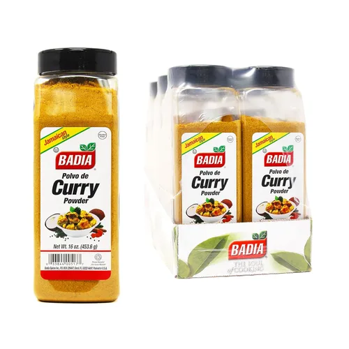 Badia Curry en polvo, 16 onzas (paquete de 6)
