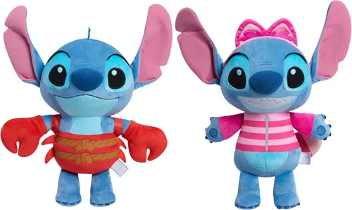 Miniatura 5 de Just Play Disney100 Years of Wonder Stitch as Cheshire Cat - Animal de peluche grande, juguetes para niños a partir de 2 años