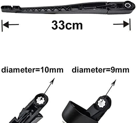 Miniatura 4 de Car rear windshield wiper blade wiper arm,for Opel for Zafira B MK2 2005-2014,Windscreen Wiper Assembly Replacement