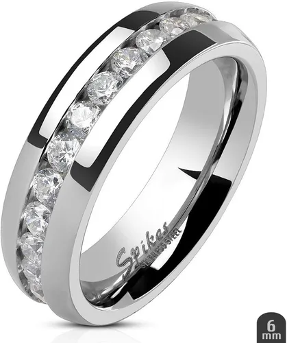 Miniatura 5 de His and Hers conjunto de anillos de boda de acero inoxidable y anillo de bodas infinito