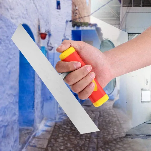 Miniatura 4 de Asixx - Paleta de albañilería profesional, para baldosas de enlucido, herramienta de enlucido para enlucido, raspado, albañil, pintor (9.449 in)