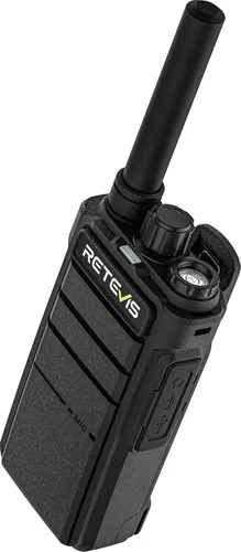 Miniatura 16 de Retevis RB26H Walkie Talkies de largo alcance con auricular, radio de 2 vías con cargador de 6 vías, pantalla oculta, 21 horas, NOAA, capacidad