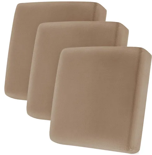 Miniatura 19 de CHUN YI - Funda elástica de cojín para sofá biplaza, funda de asiento de sofá con tela jacquard de elastano (mediana, color marfil blanco)