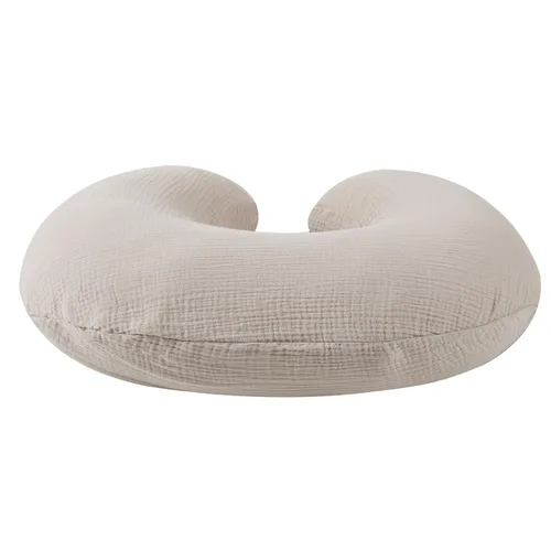 Miniatura 6 de Onacosht Funda de Almohada de Lactancia de Muselina 100% Algodón Suave Funda de Almohada de Alimentación se Adapta a la Almohada de Lactancia Niebla