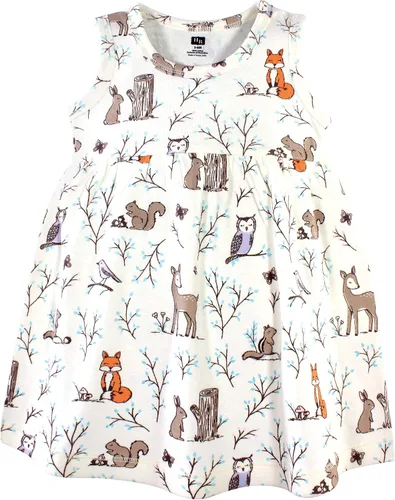 Miniatura 4 de Hudson Baby - Conjunto de vestido y cárdigan de algodón para niña
