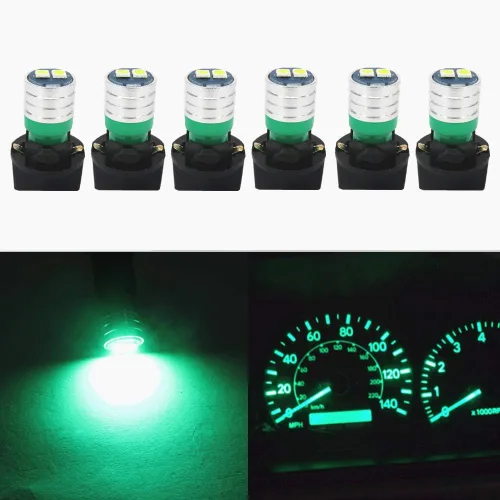 Miniatura 16 de WLJH Bombilla LED T10 Luces de Tablero de Coche Panel de Instrumentos Cluster Medidor Bombilla W5W 2825 194 LED Socket Giratorio PC195 PC194 PC168