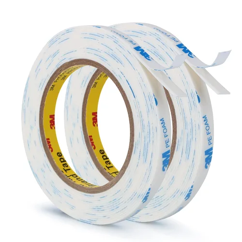 Miniatura 14 de 3M Cinta de Doble Cara 0.39"×16.5 pies, Cinta de Pared de Doble Cara sin Daño, Cinta de Montaje de Espuma de PE Resistente Extraíble Impermeable
