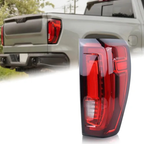 Miniatura 8 de Conjunto de Lámpara Trasera Tipo LED Compatible con GMC Sierra 1500/2500 HD/3500 HD 2019-2023 (solo con modelos de Luz Trasera LED de Fábrica) Lado