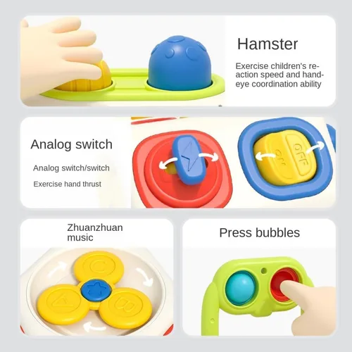 Miniatura 6 de Cubo de Actividades para Niños Pequeños de 1 Año, Juguetes Montessori para 1 Año - Regalos Ideales para Niños y Niñas de 1 Año - Juguetes de Viaje
