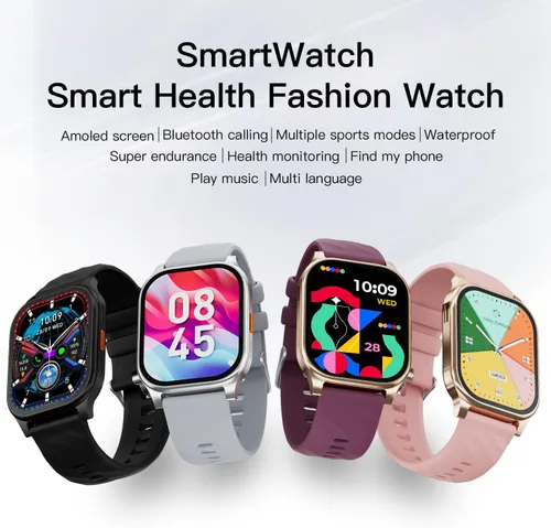 Miniatura 2 de Smart Watch (Answer/Make Calls), 2.04" HD SmartWatch for Men Women 123Sport Modes, Fitness Activity Tracker, IP68 Waterproof, Smart Watches for Grey