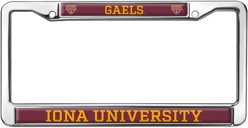 Miniatura 236 de Texas A&M University - Texarkana Mascot - Marco de metal estándar para placa de matrícula de tamaño completo
