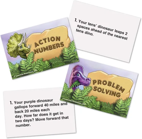 Miniatura 5 de Juego de mesa Dino Math Tracks de Learning Resources