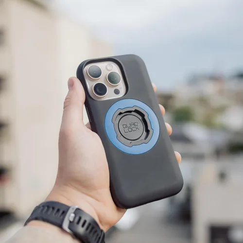 Miniatura 7 de Quad Lock Soporte de teléfono para bicicleta Out Front para manillar (V3) con funda para teléfono MAG para iPhone XR