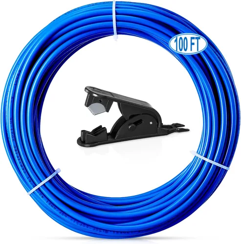 Miniatura 8 de Tubo de agua O.D.RO de 20 pies de 1/4 de pulgada, tubo certificado NSF para sistema de filtro de purificador de agua RO (ósmosis inversa), manguera