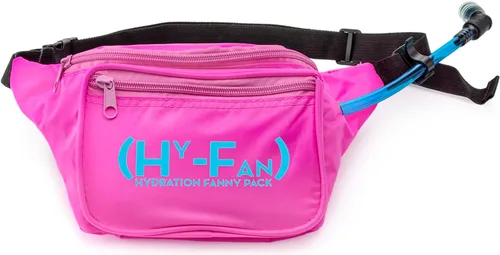 Miniatura 12 de HY-FAN Riñonera de hidratación con vejiga, 17 onzas, sin BPA, diseño manos libres, bolsillos seguros, ideal para actividades atléticas al aire Verde
