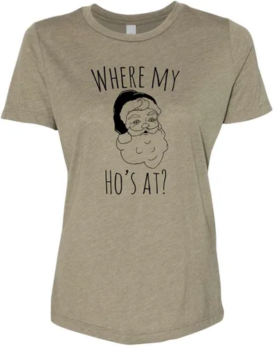 Miniatura 10 de Cute Women's Screen Printed Crew Neck Tee, Shirts With Sayings, Dusty Blue or Olive