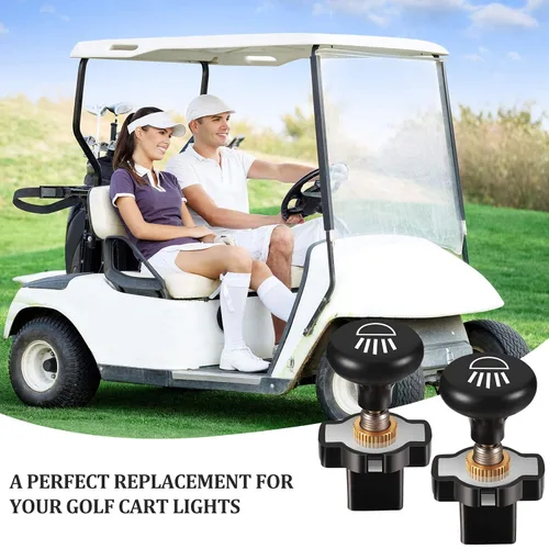 Miniatura 7 de HESTYA Interruptor de luz para carrito de golf, 3 piezas, interruptor de luz de empuje de 12 voltios para carrito de golf, botón de empuje y tirón