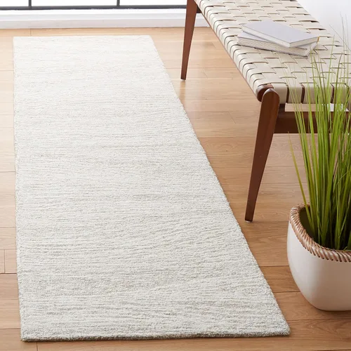 Miniatura 20 de SAFAVIEH Metro Collection - Alfombra decorativa de 2 x 3 pies, azul y marfil, diseño transicional, ideal para áreas de alto tráfico en pasillo, baño