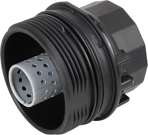 Miniatura 6 de X AUTOHAUX Cubierta negra del casquillo del filtro del motor del aceite del coche para Toyota Corolla 2008-2012 Matrix Prius para Scion XD