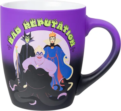 Miniatura 12 de Silver Buffalo - Taza grande de cerámica de Disney Villanos La Sirenita Ursula Almas Pobres Desafortunadas Glitter Camper, 20 onzas Úrsula Pobres