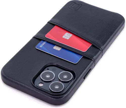 Miniatura 16 de Dockem Funda tipo cartera para iPhone 13 con placa de metal integrada para montaje magnético y 2 bolsillos para tarjetas de crédito: Exec M2, piel