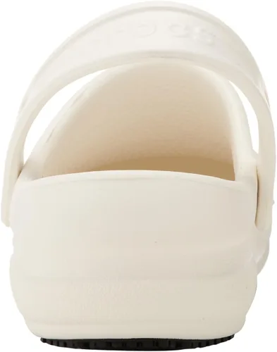 Miniatura 7 de Crocs Zuecos unisex Bistro (9 B (M) de EE. UU. para mujer/7 D (M) de hombre de EE. UU., blanco)