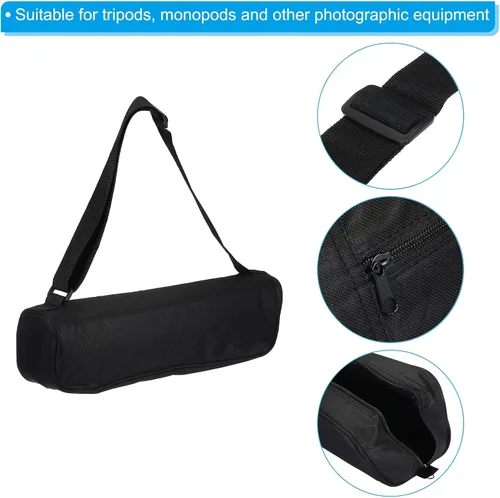 Miniatura 4 de PATIKIL Bolsa de transporte para trípode de 16 x 4 x 5 pulgadas, bolsa de transporte acolchada de nailon con correa para el hombro para trípodes