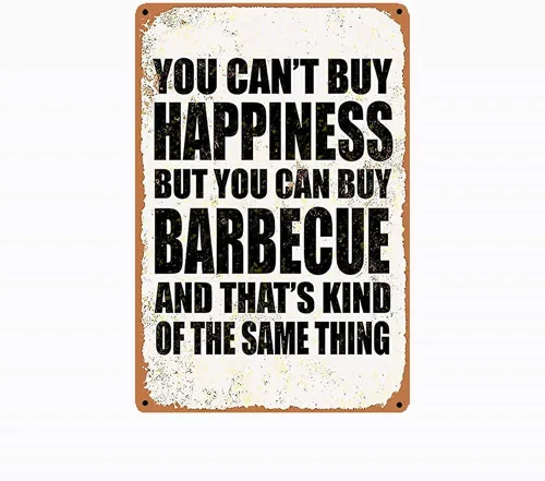 Miniatura 2 de Sign You Can't Buy Happiness BUT You CAN Buy Local Funny Art Letrero de metal de 16 x 12 pulgadas para bar pub interior y exterior, decoración