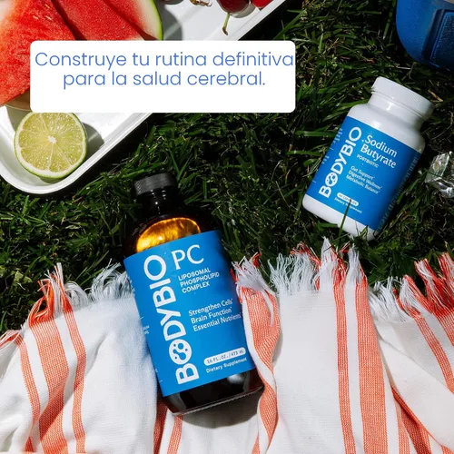 Miniatura 8 de BodyBio PC - Fosfatidilcolina para la salud cerebral, claridad mental, función cognitiva, reparación celular y envejecimiento saludable, suplemento