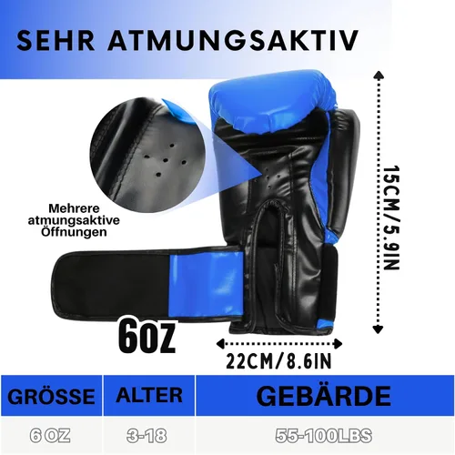 Miniatura 2 de Juego de guantes de boxeo y guantes de boxeo 3 en 1 para niños, guantes de boxeo, almohadillas de enfoque con envolturas de mano para niños,